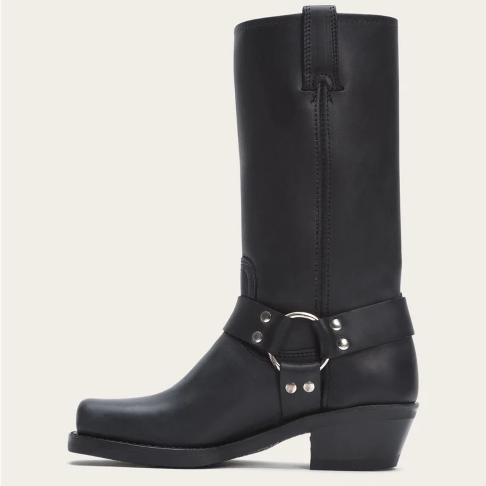 Frye black harness 12r boots